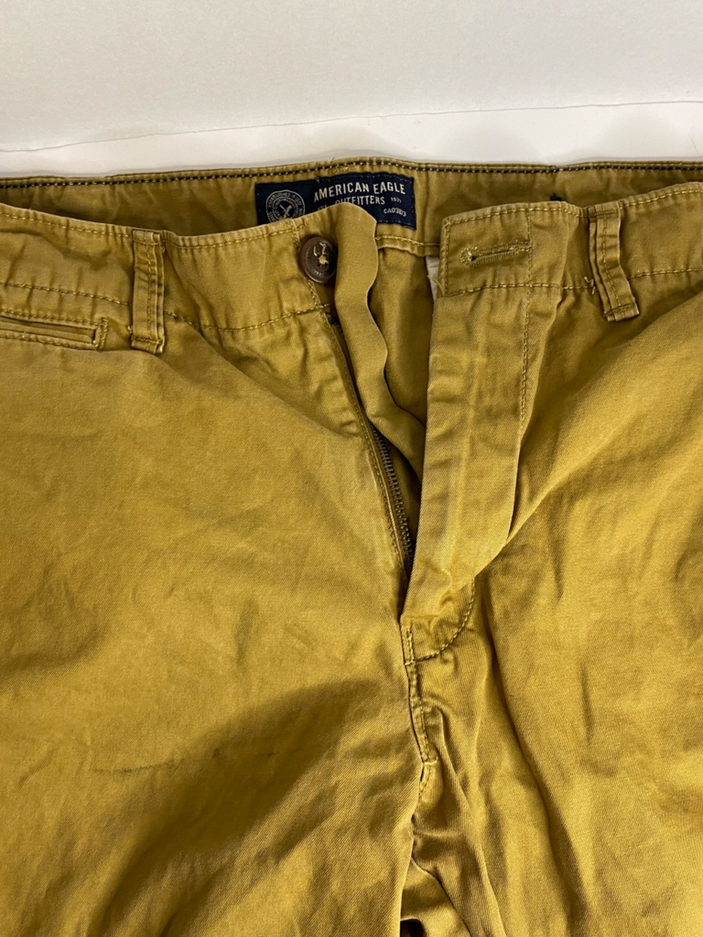 American Eagle Outfitters Men's Mustard Yellow Chinos